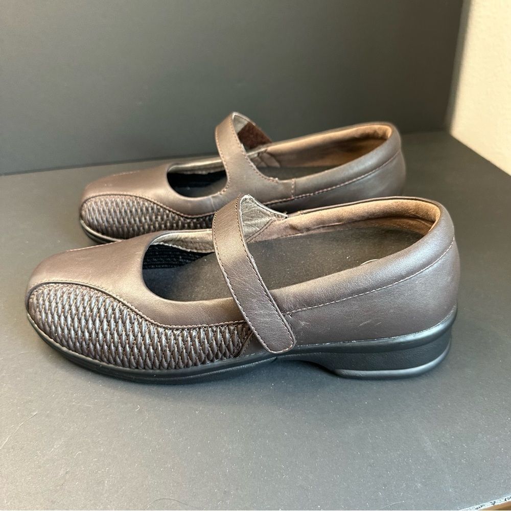 Propet Women’s Erika Mary Jane Shoes WPRX12 Brown Comfort Slip On Size 9.5 M